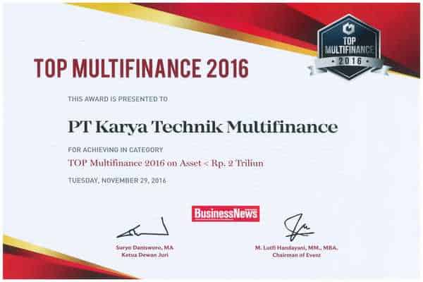 2016 - Top Multifinance